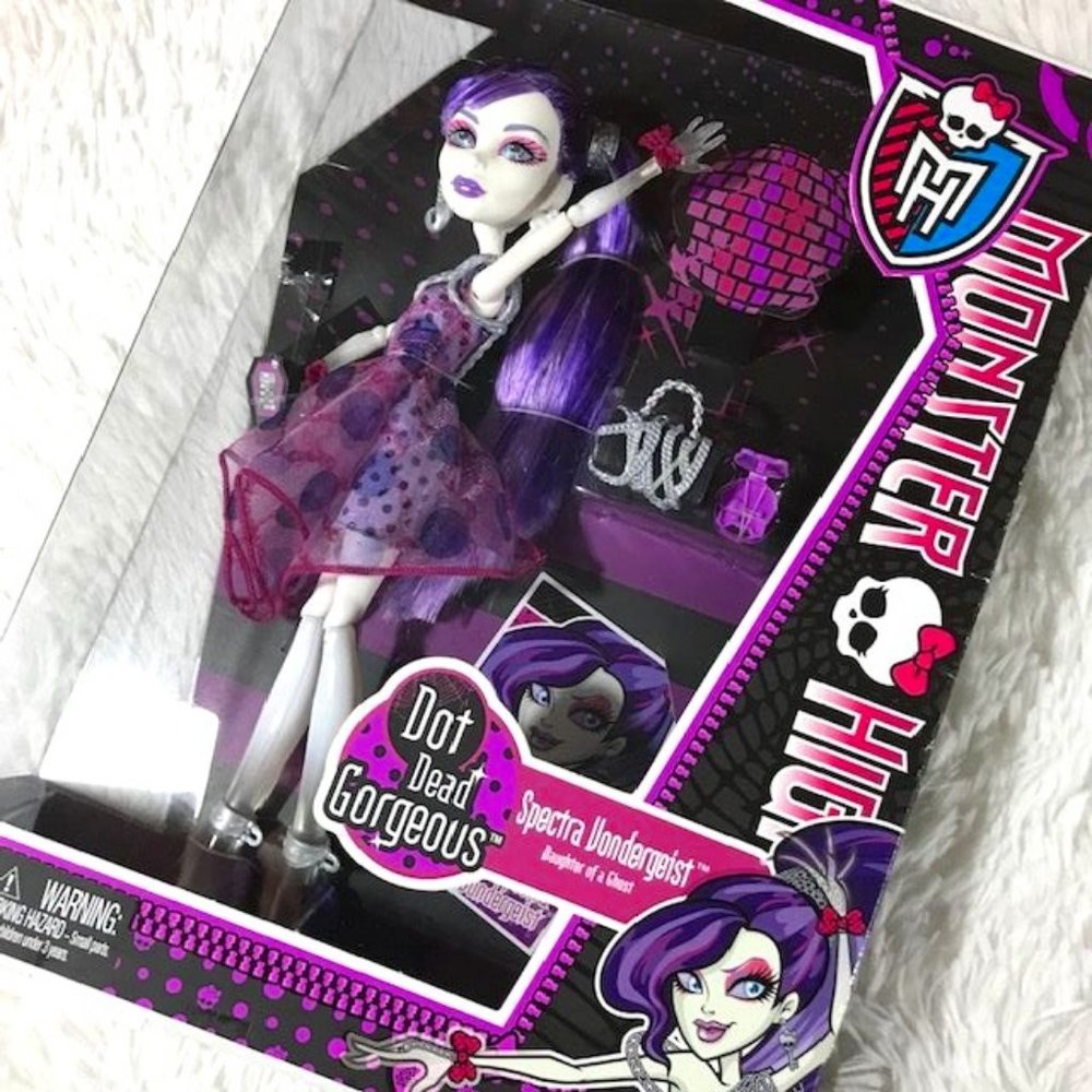 NWOT Monster High Dot Dead Gorgeous SPECTRA VONDERGEIST